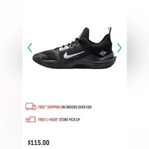 Nike mens Gianns immortality lunar bow shoes. Size 11. Brand new.